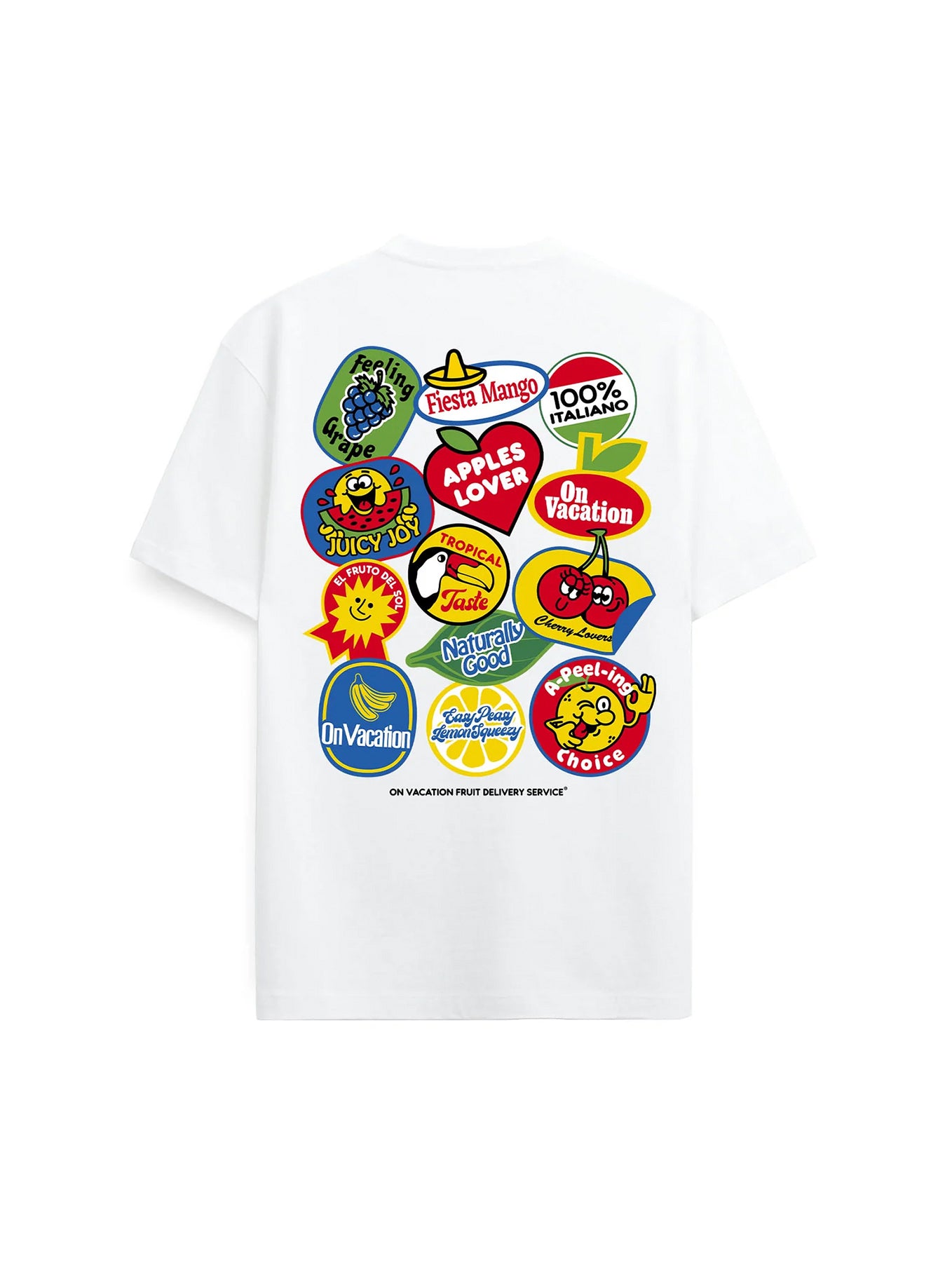 Fruit Stickers T-Shirt - 100% Organic cotton