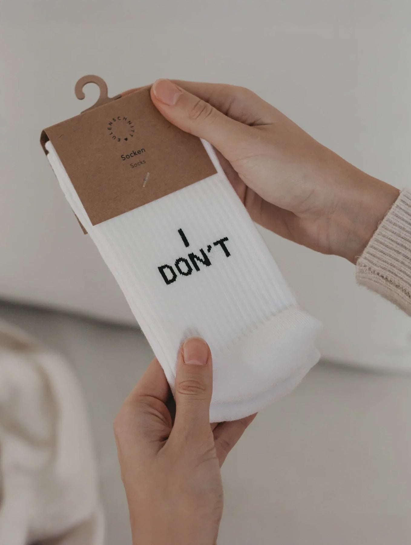 Socken "I don´t work here"