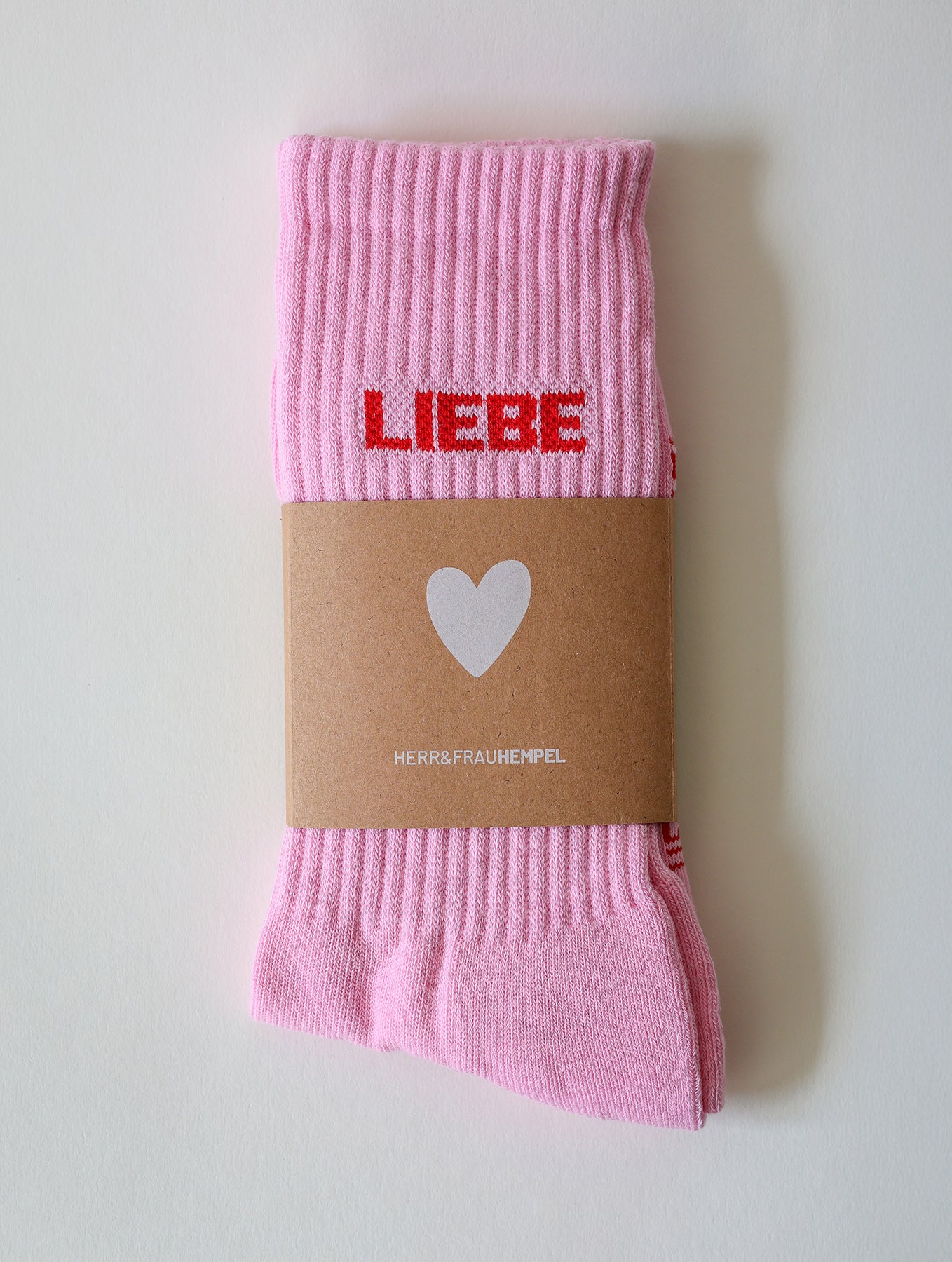 Socken "Liebe" - Rosa