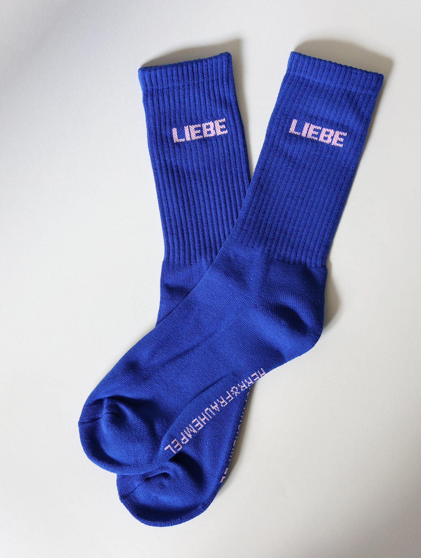 Socken "Liebe" - Blau