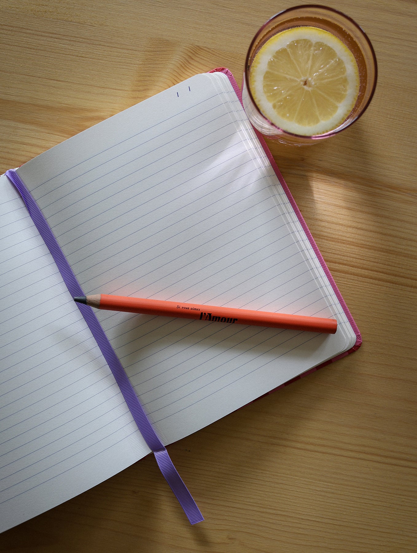 Notizbuch "Pink Stripes" - Liniert