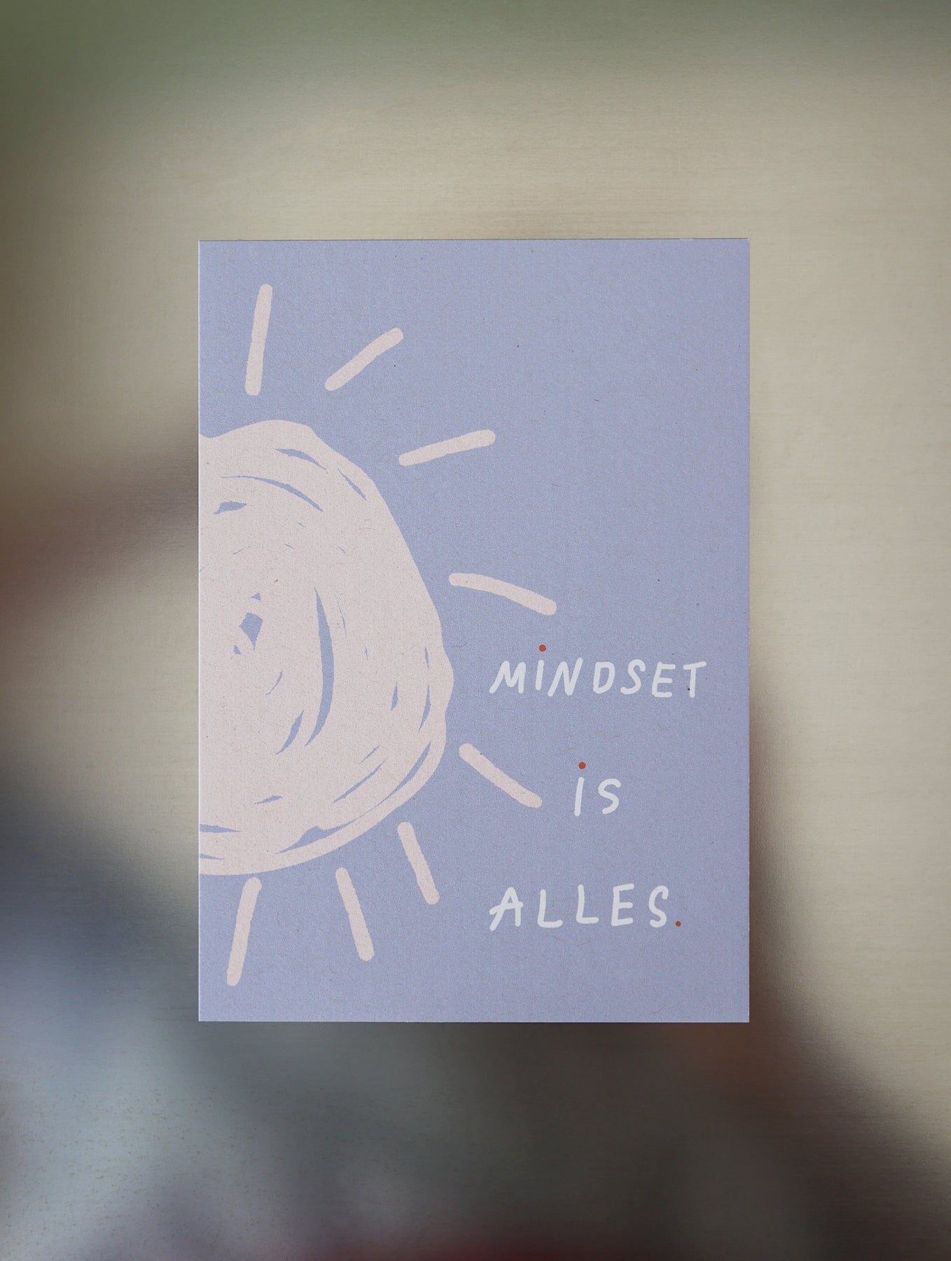 Postkarte "Mindset ist alles"