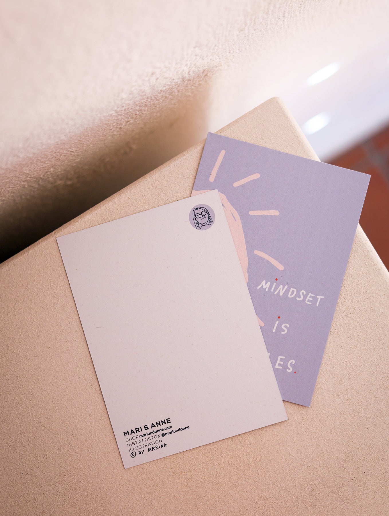Postkarte "Mindset ist alles"