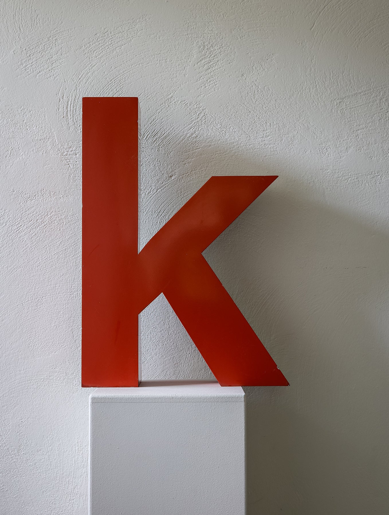 Blechbuchstabe "k"