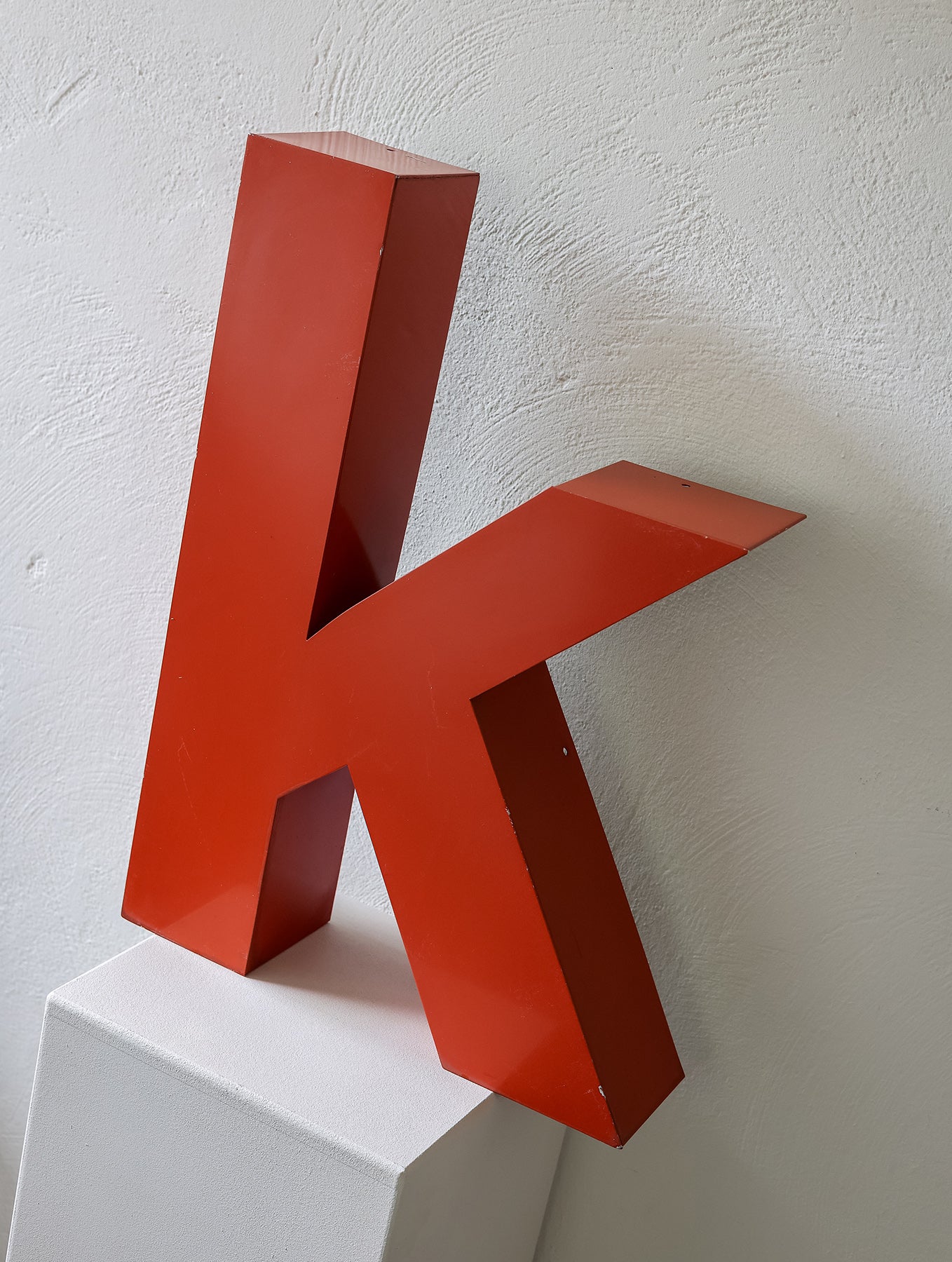 Blechbuchstabe "k"