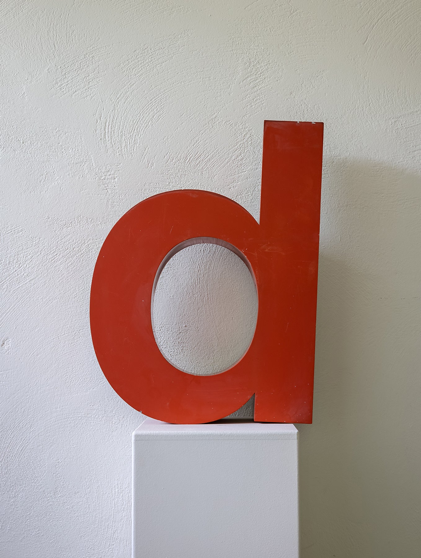 Blechbuchstabe "d"
