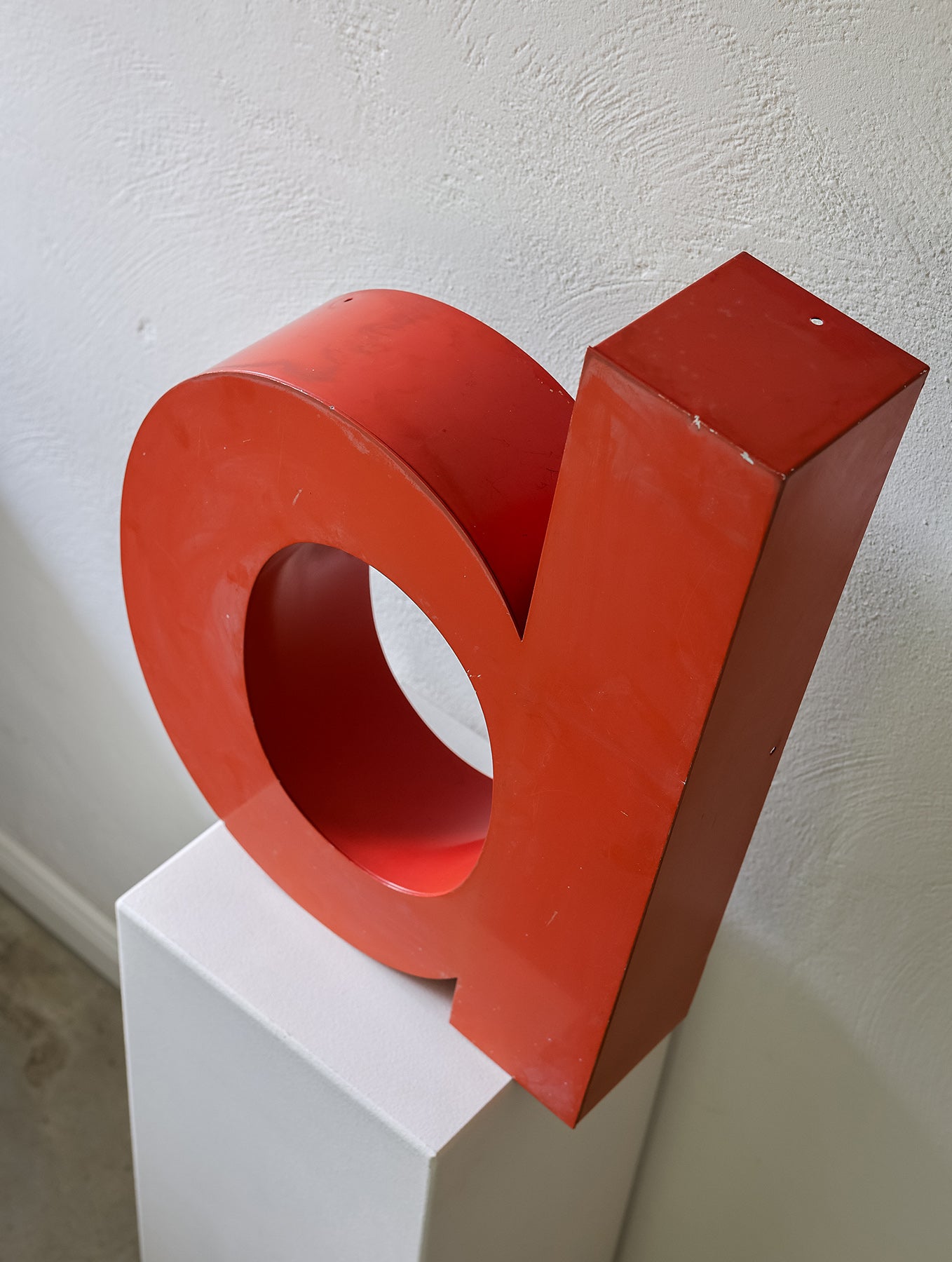 Blechbuchstabe "d"