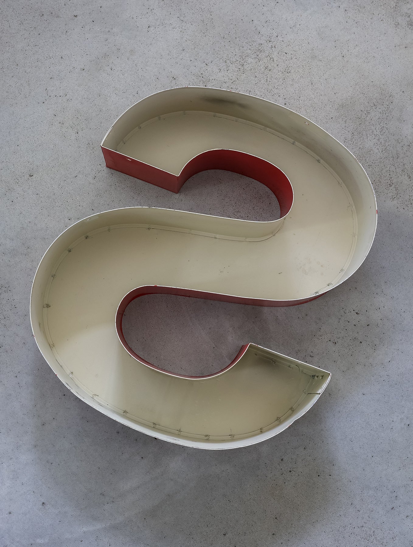 Blechbuchstabe "s" - Klein