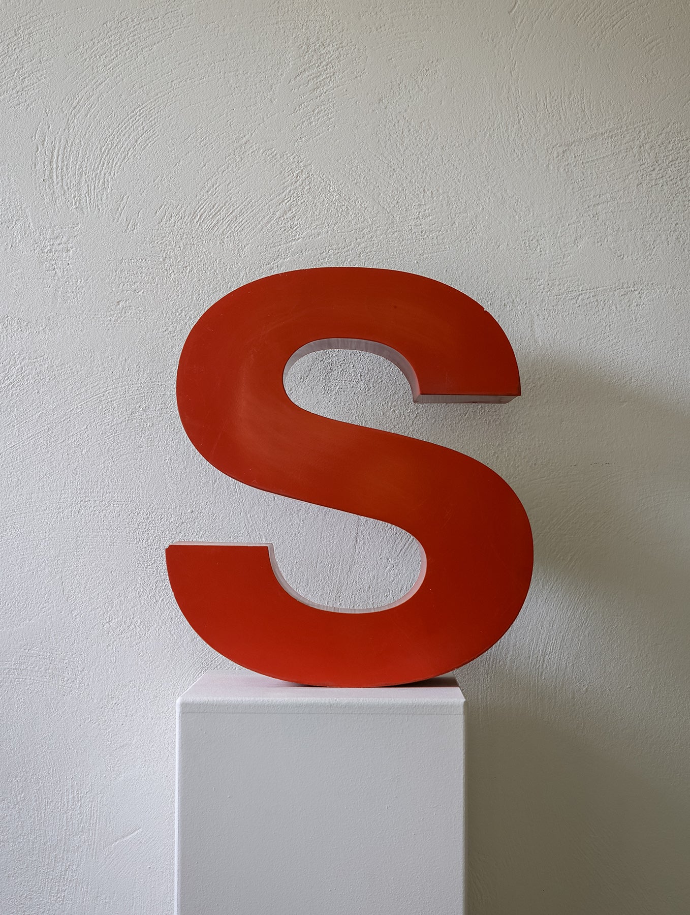 Blechbuchstabe "s" - Klein