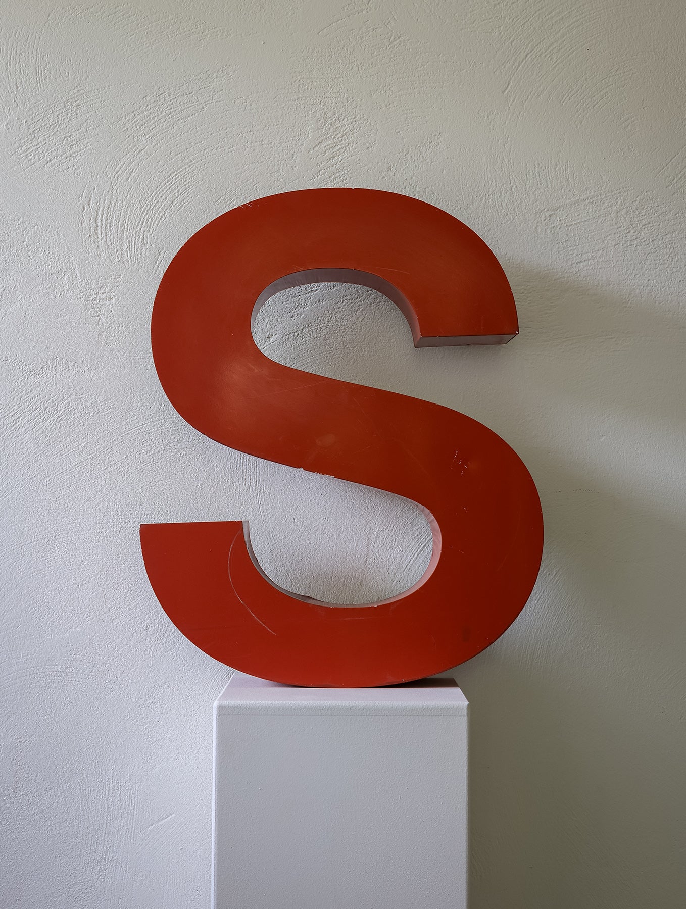 Blechbuchstabe "S" - Groß